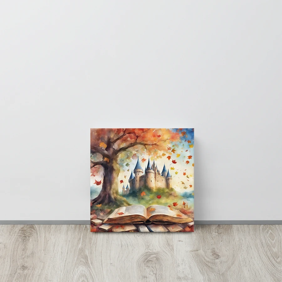 Open Book And Castle Watercolour Wall Art product image (15)