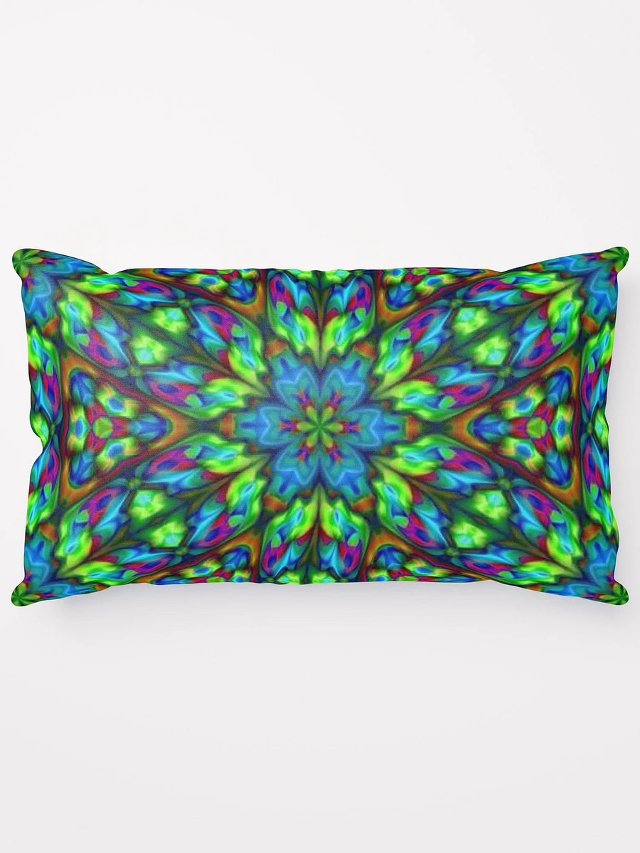 Blue Green Kaleidoscope Throw Pillow product image (15)