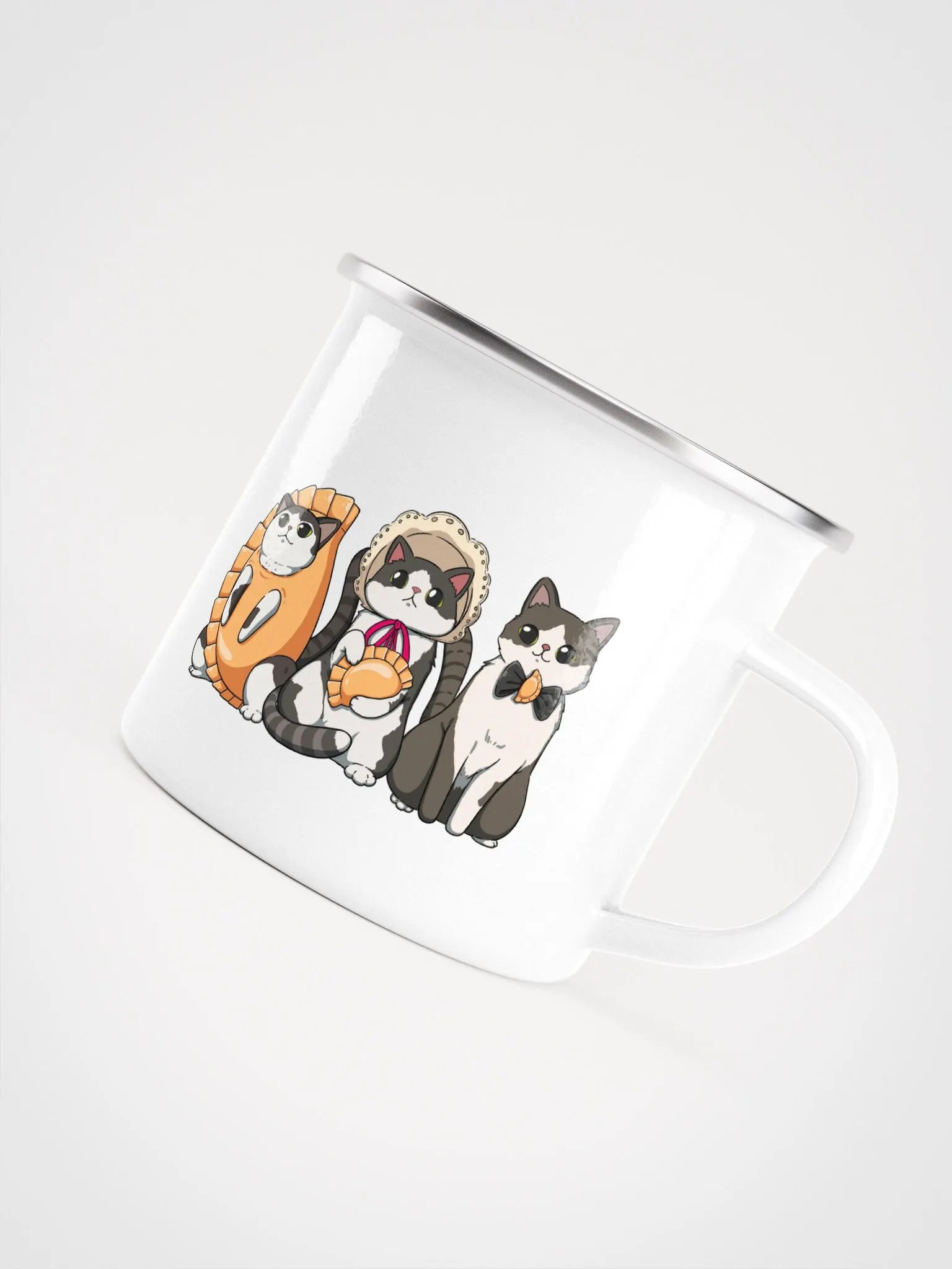 Pierogi Kitties Enamel Mug product image (5)