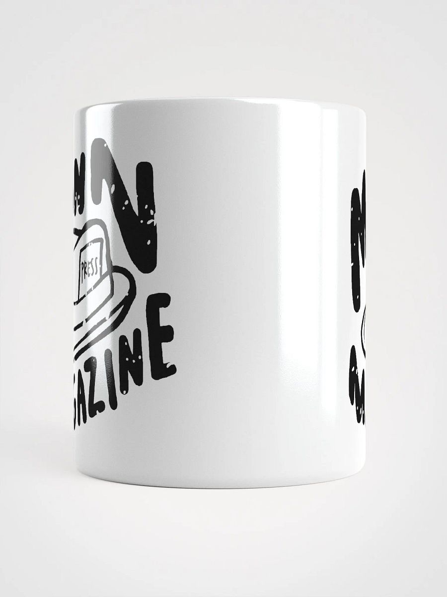 MANN Magazine Press Hat White Coffee Mug product image (5)