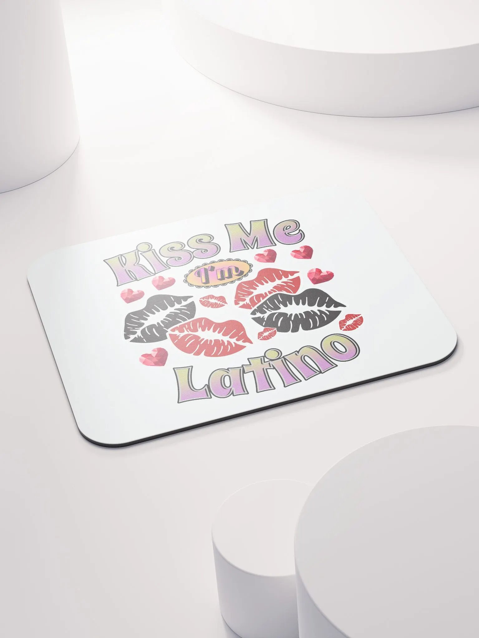 Kiss Me Im Latino Pride Mouse Pad product image (4)