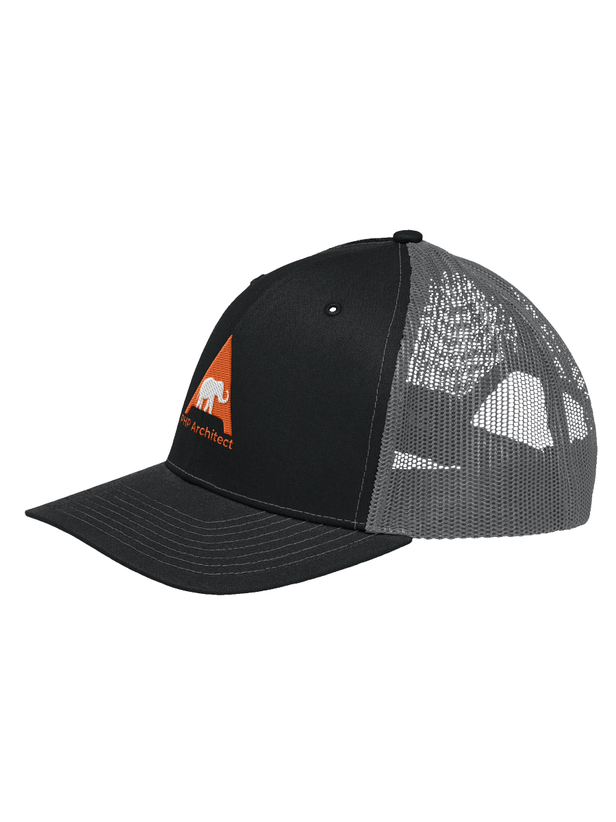 PHP Architect Trucker Snapback (Charcoal/Black) product image (2)