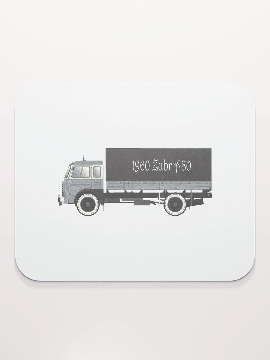 Vintage Truck Reversed Text Mouse Pad product image (2)
