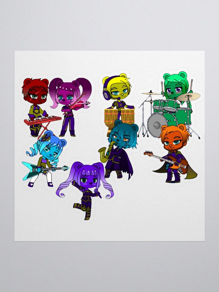 Shadow Bears - The Band! Stickers product image (1)