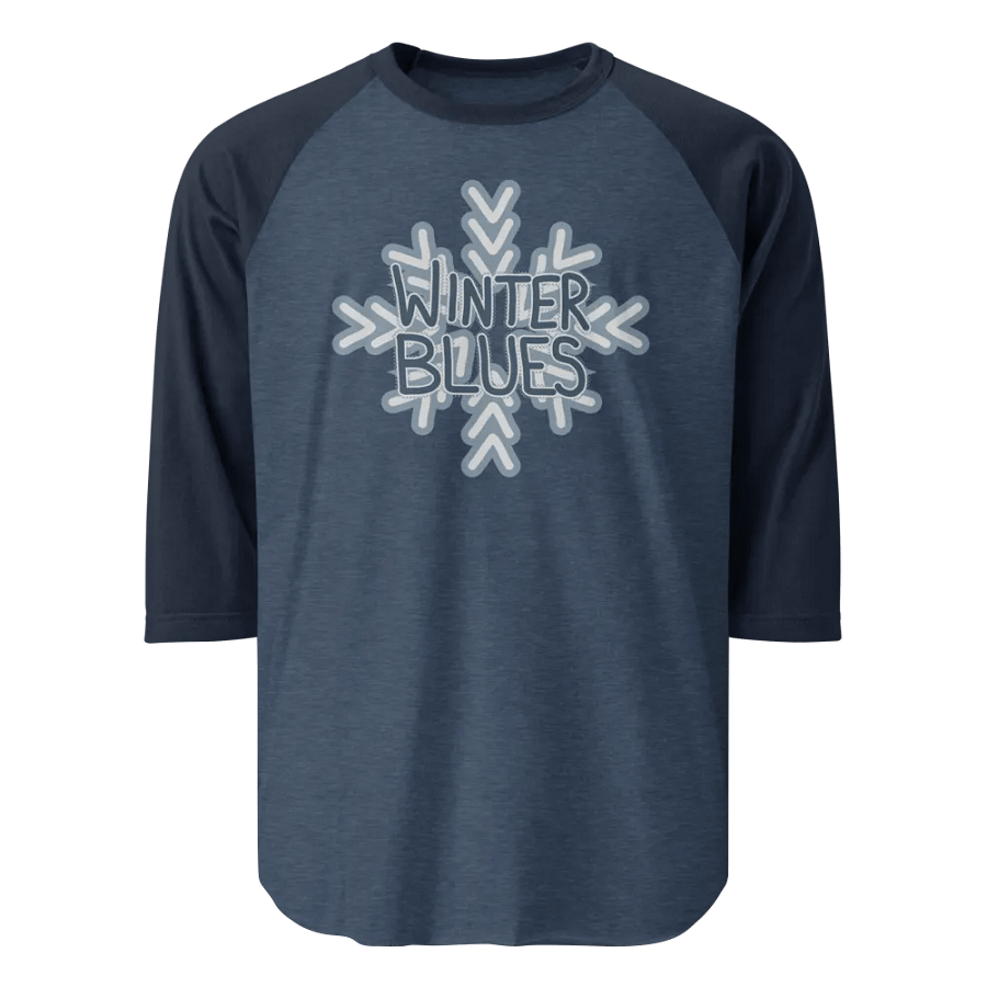 Winter Blues - Baseball Shirt product image (1)