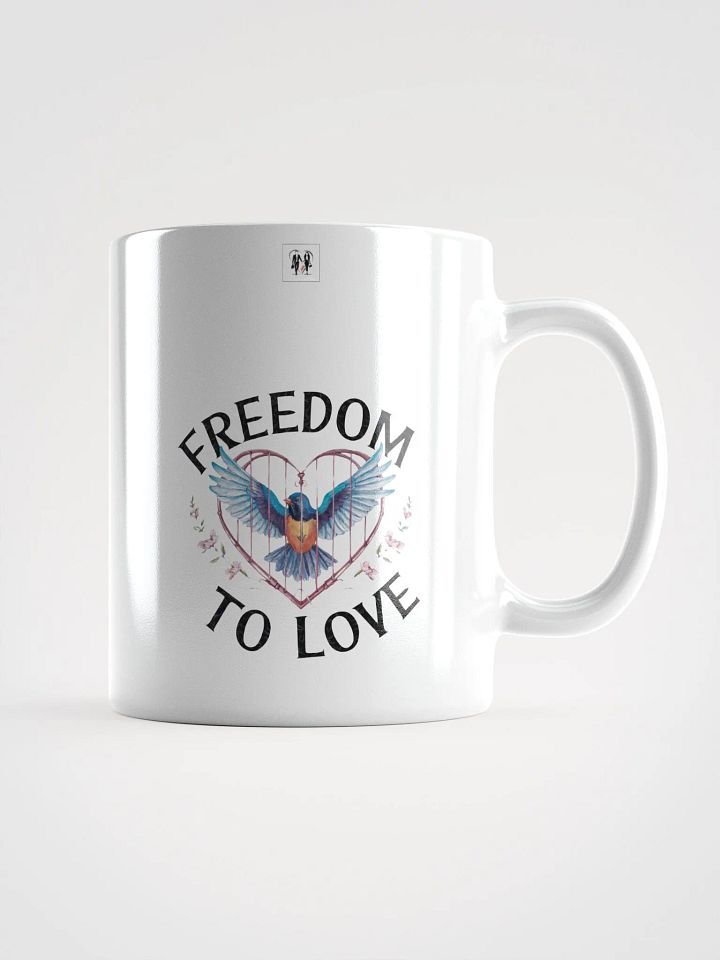Freedom to Love Birdcage Mug (White) product image (1)