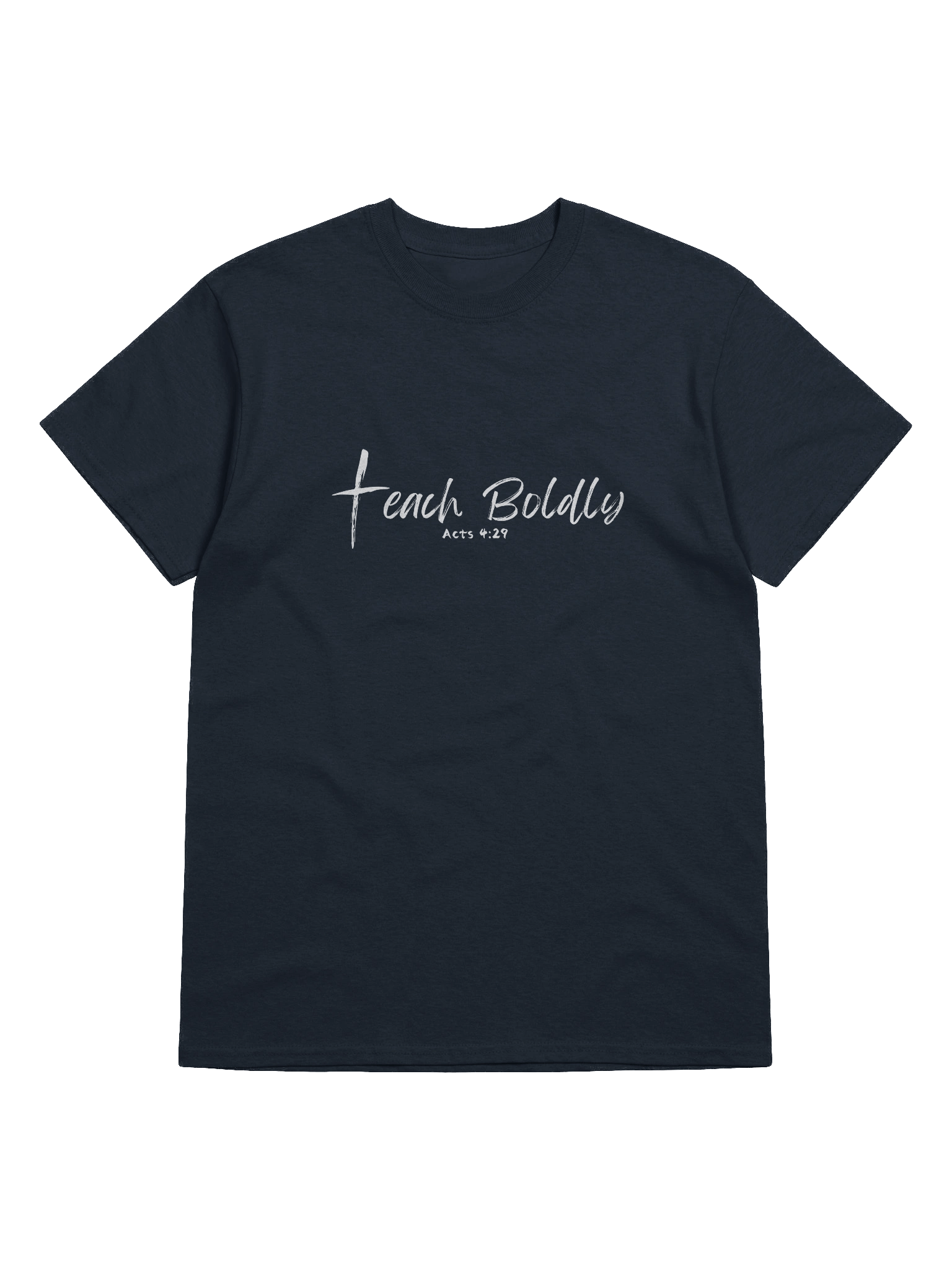 White Teach Boldly Gildan Tee product image (5)