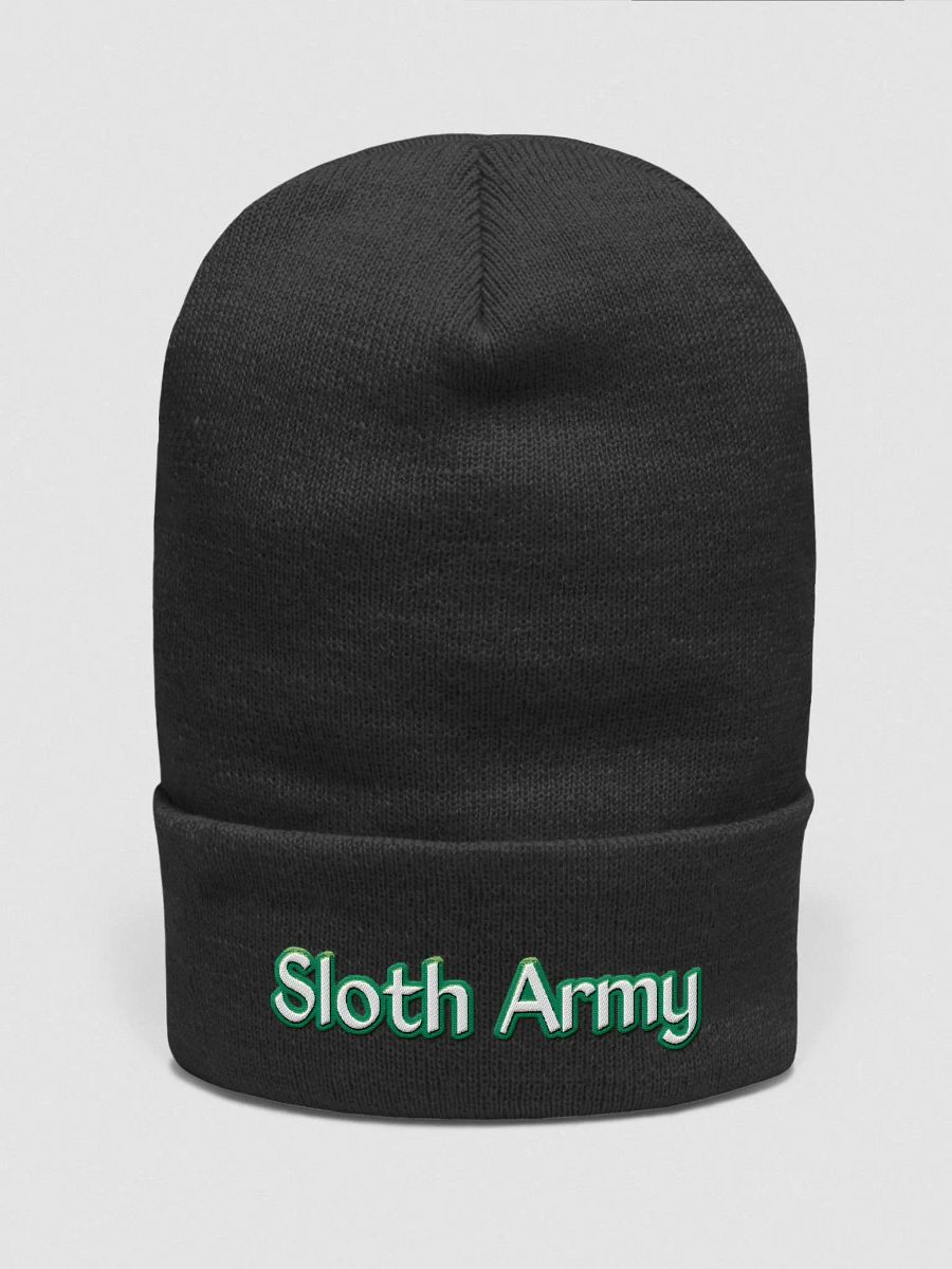 Sloth Army Beanie product image (2)