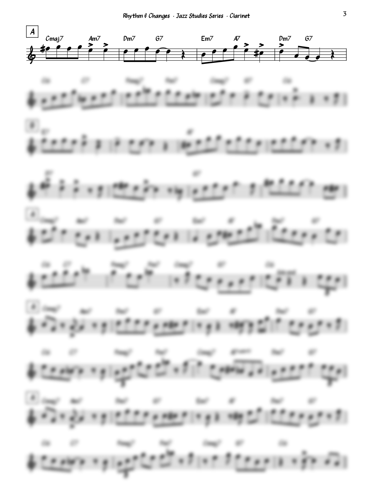 Rhythm and Changes - Clarinet product image (3)