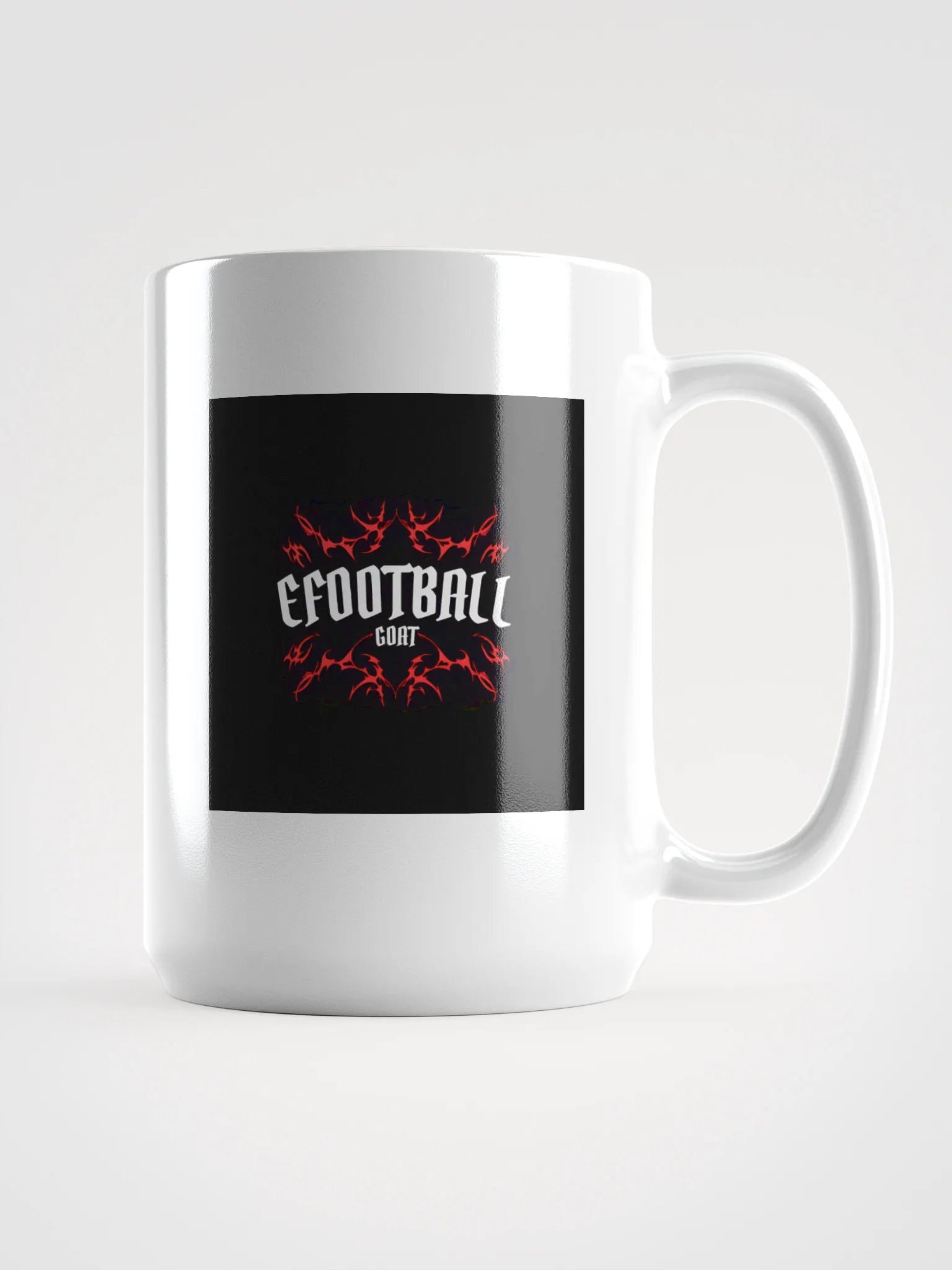 Flame-Emblazoned EFOOTBALL GOAT Mug product image (1)