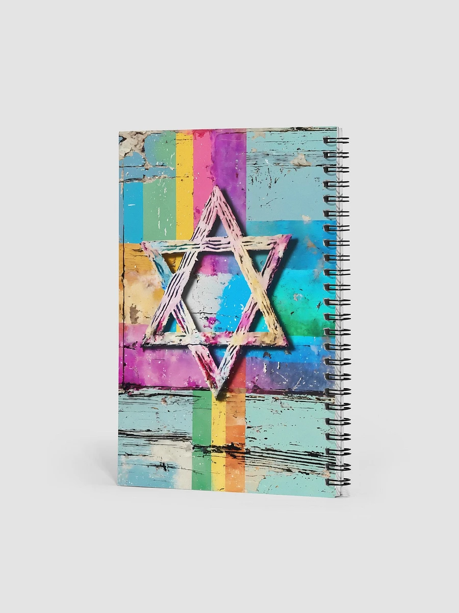 Star of David Shabby Chic Colorful Notebook product image (2)