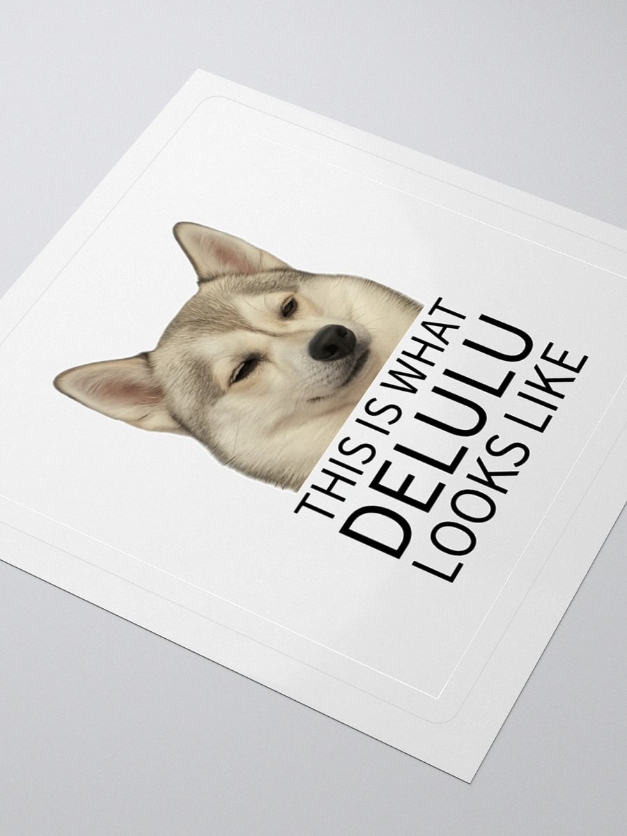 This Is What Delulu Looks Like – Cordell Sticker 💅🐾 product image (7)