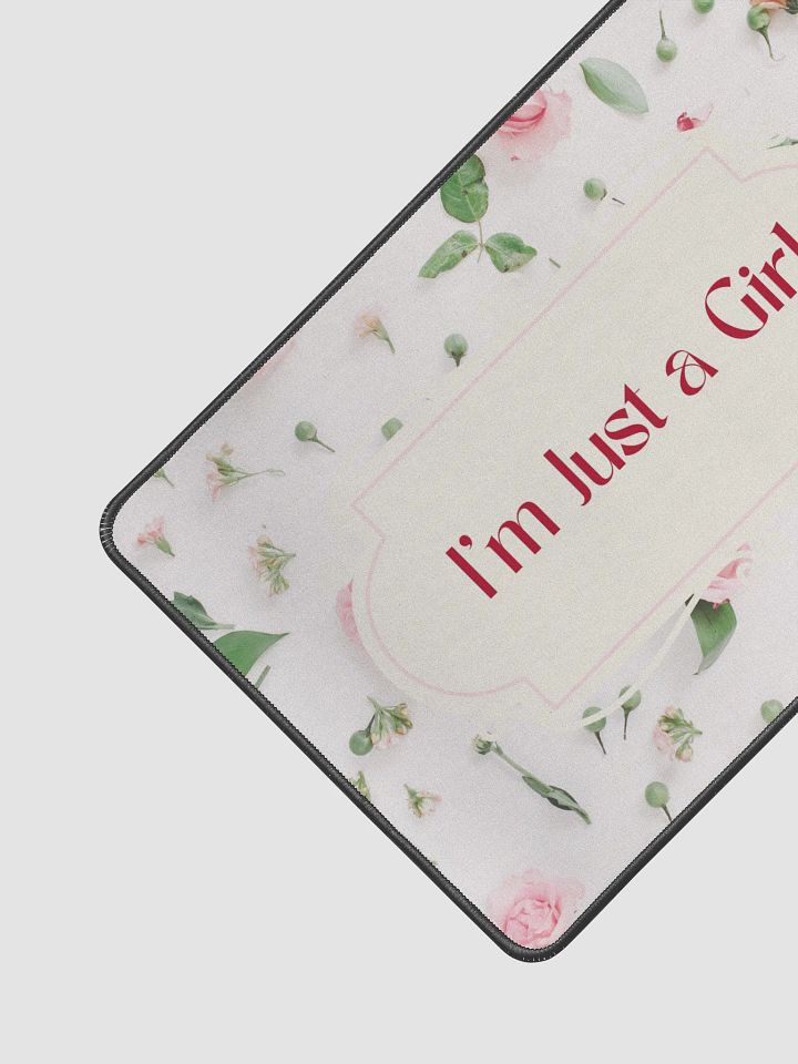 I'm Just a Girl Mouse Pad product image (2)