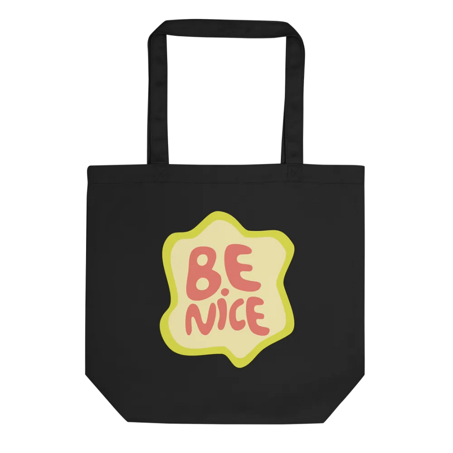 BE NICE Eco-Friendly Tote Bag product image (1)