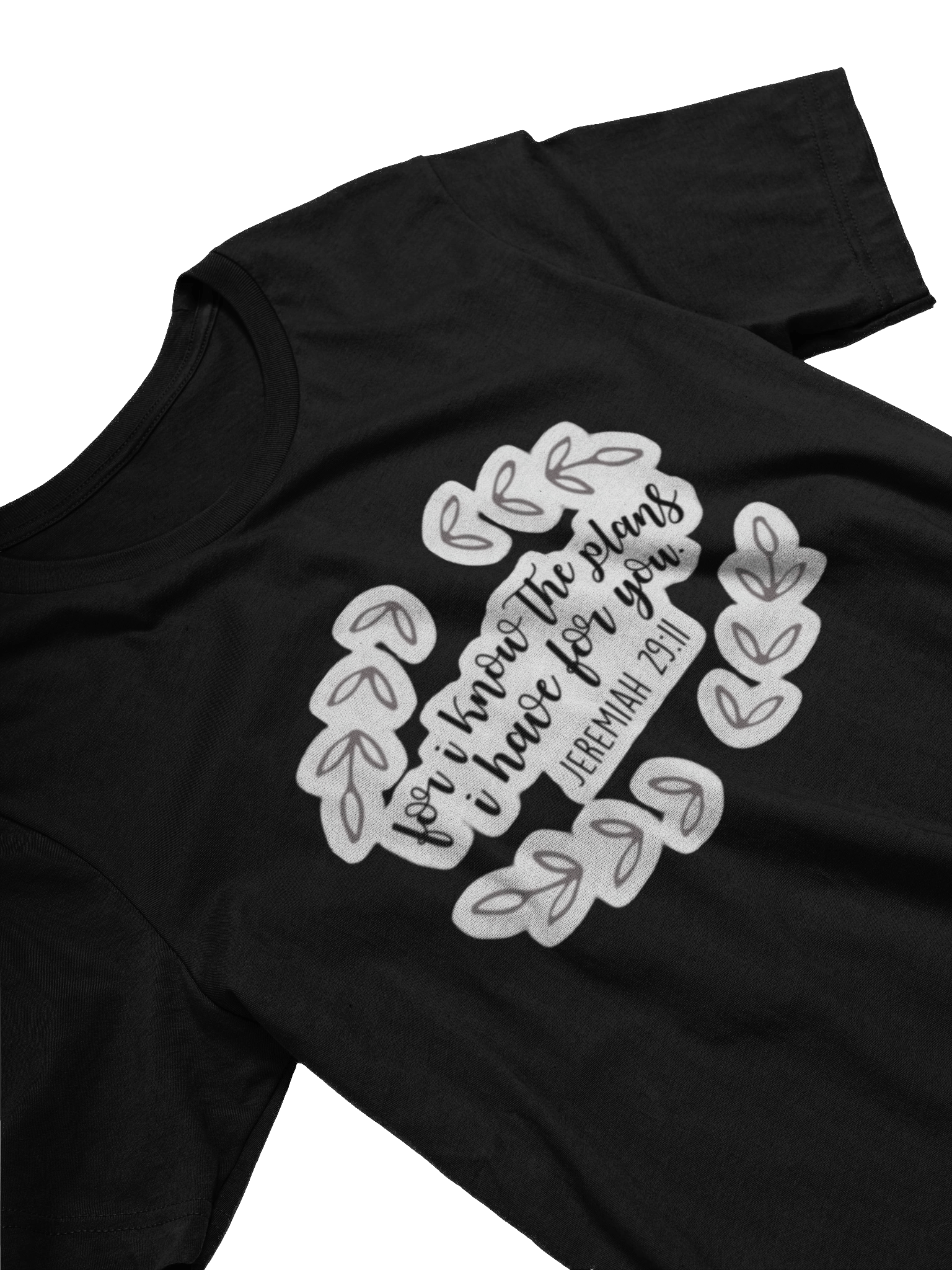 Jeremiah 29:11 Leaf Motif Tee product image (32)