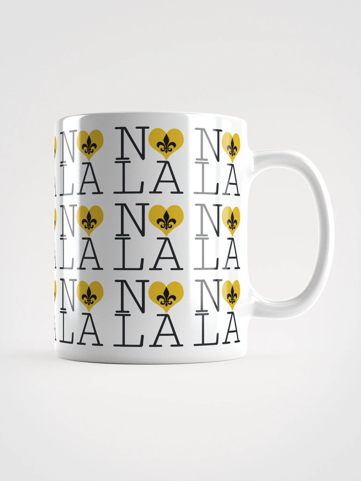 I LOVE NOLA **LEGACY MUG** (GOLD HEART FULL INFINITY) product image (2)
