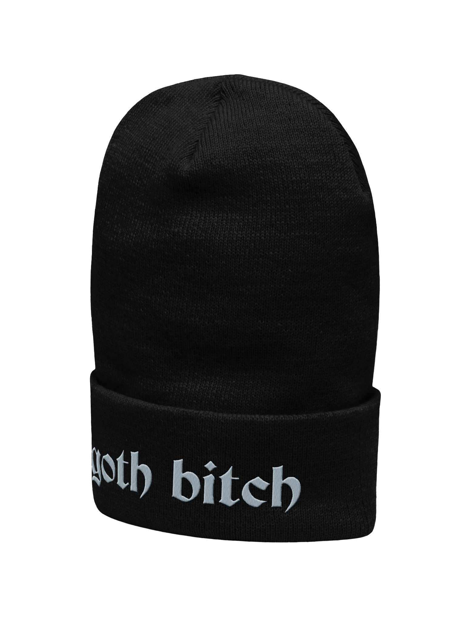 Goth Bitch Beanie Black product image (2)