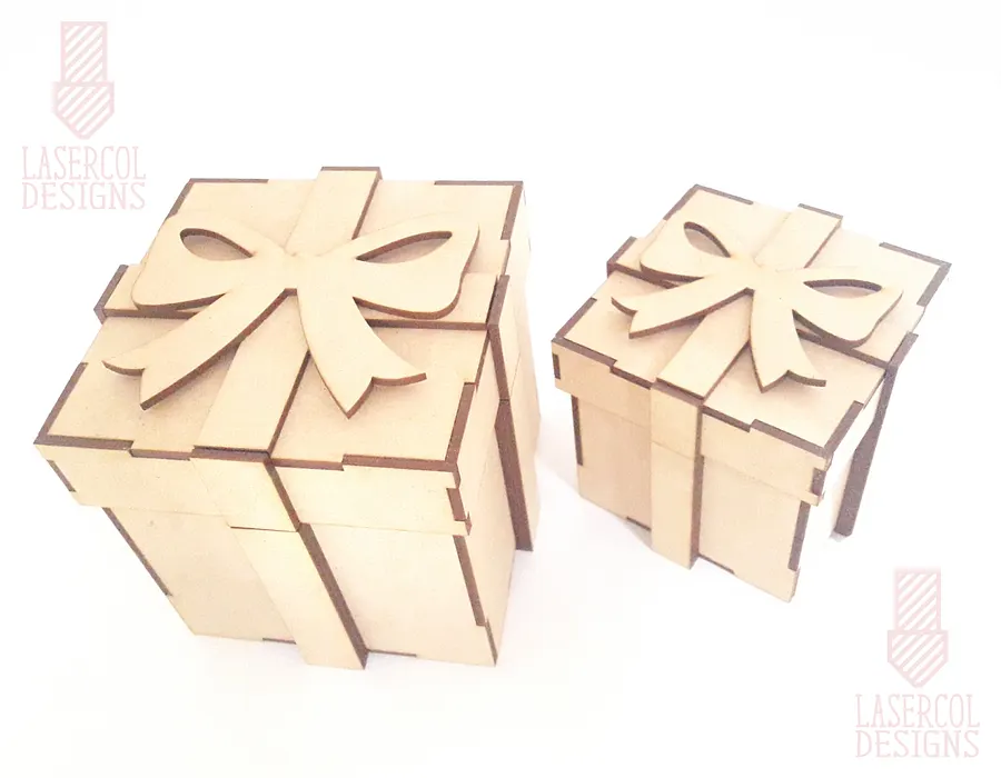 Gift Box (Two Sizes) - Laser Cut Files product image (8)