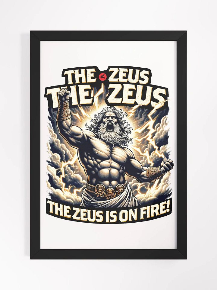 Zeus is on fire Poster product image (1)