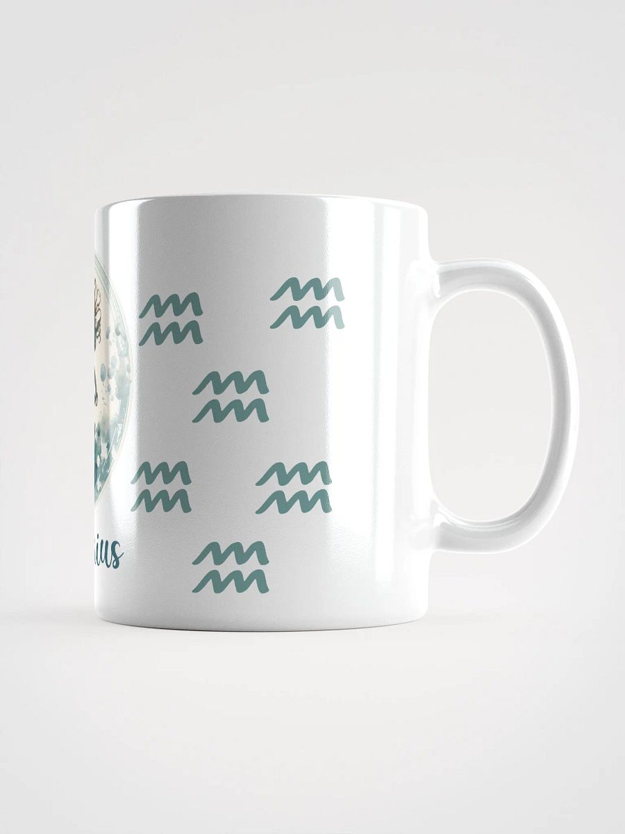 Aquarius Zodiac White Glossy Mug product image (3)