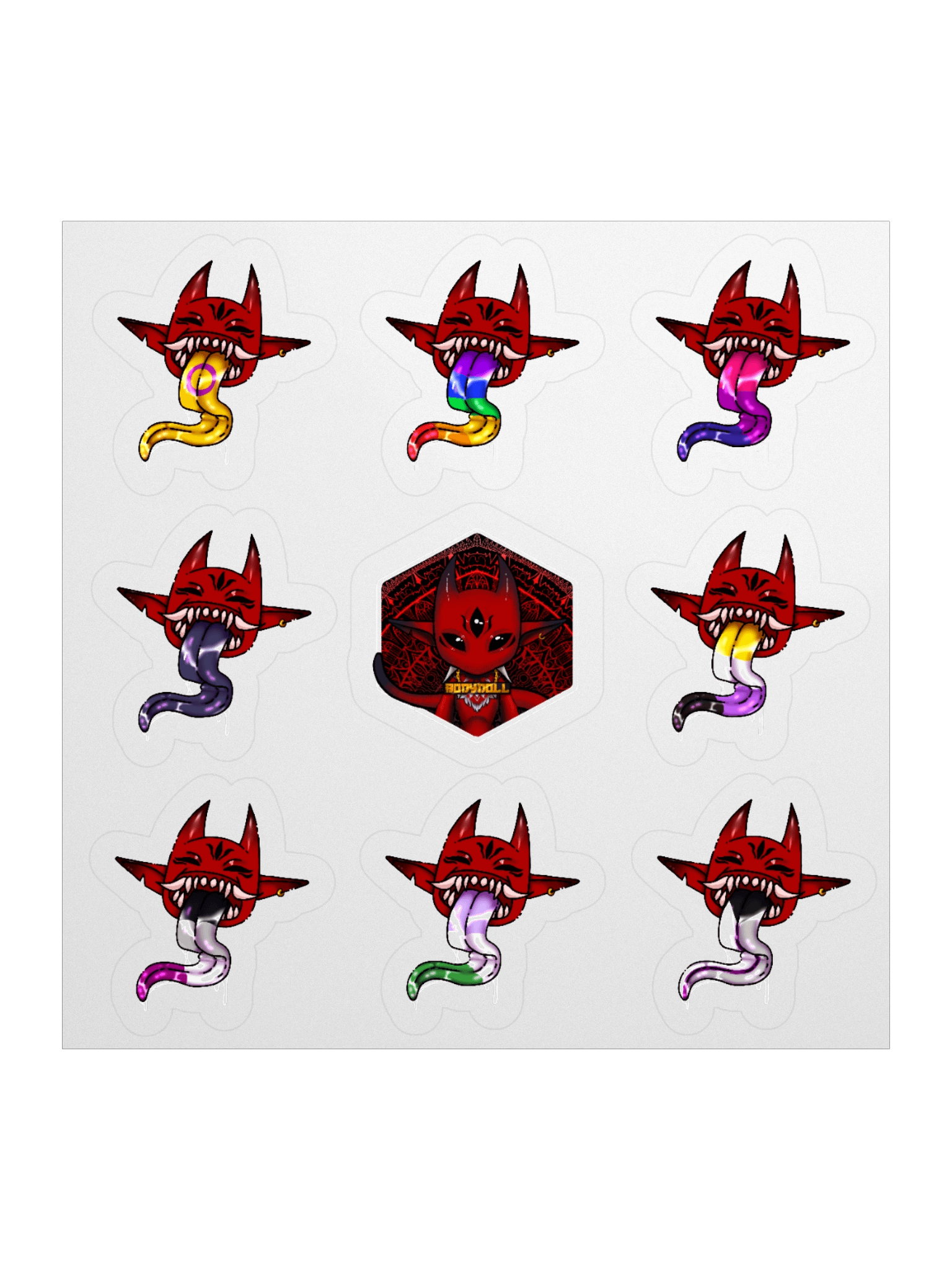 Cryptid Pride Sticker Sheet I product image (2)