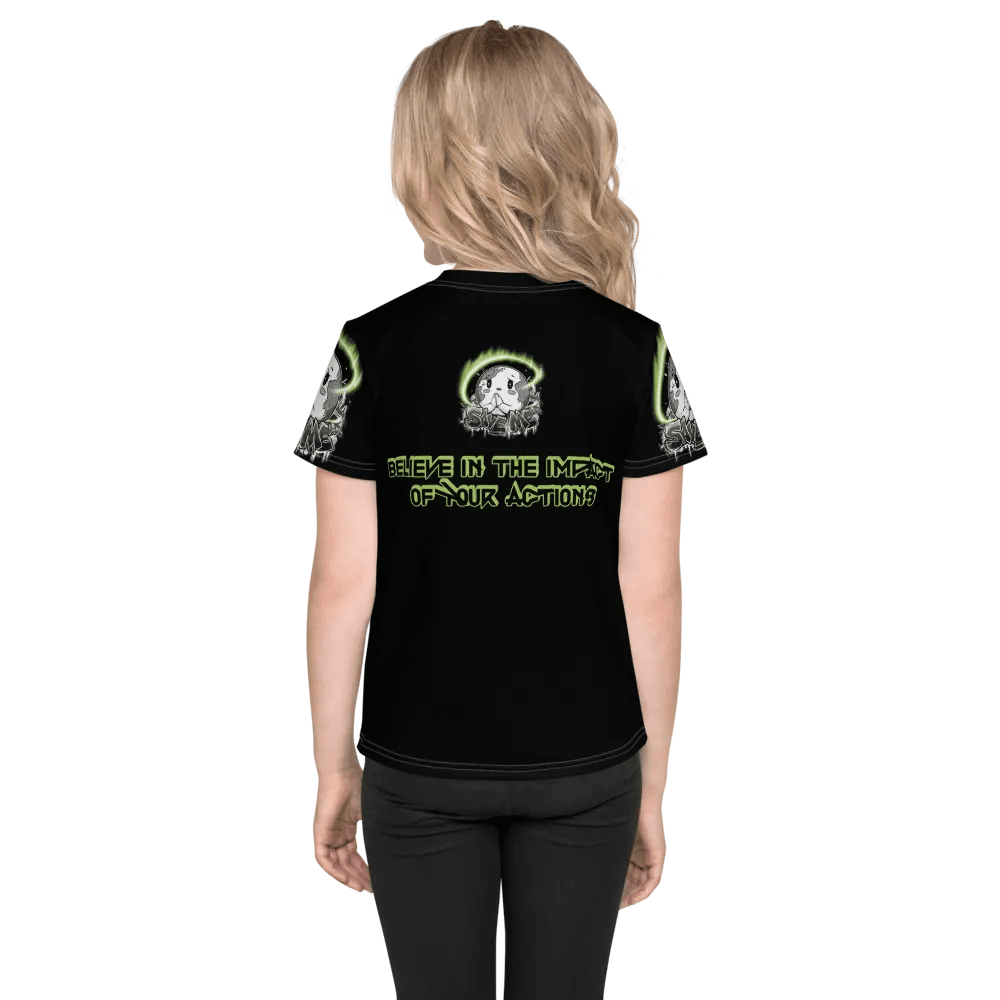 Save Me Kids Crew Neck T-Shirt | Eco-Friendly Style for Young Activists product image (4)