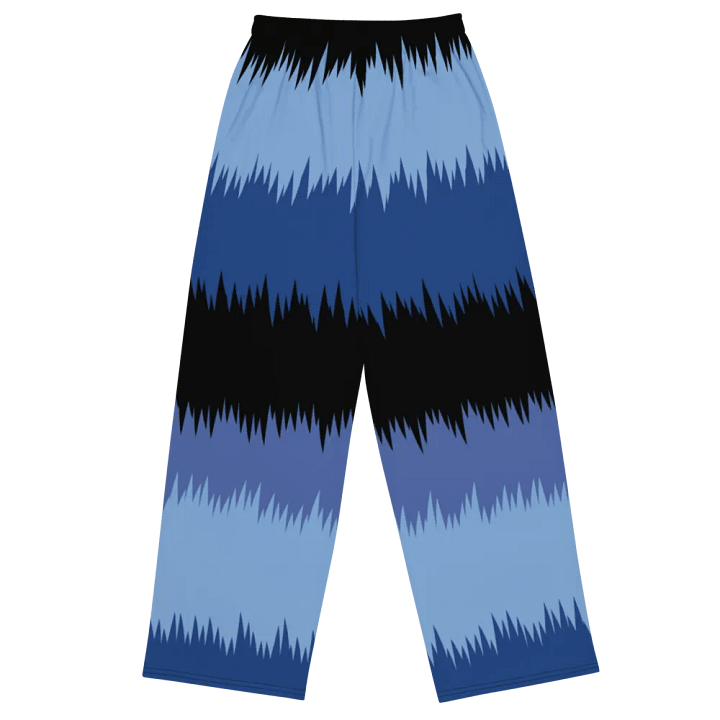 Spiky Blue Horizon Wide-Leg Pants product image (2)