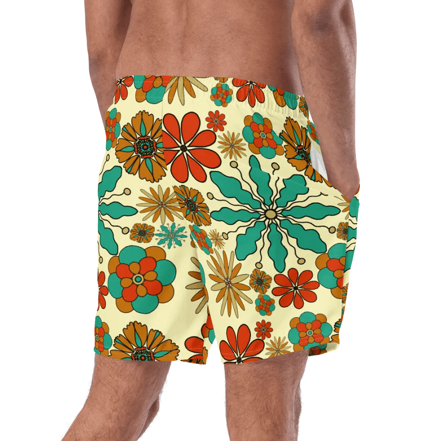 Retro Floral Swim Shorts product image (3)