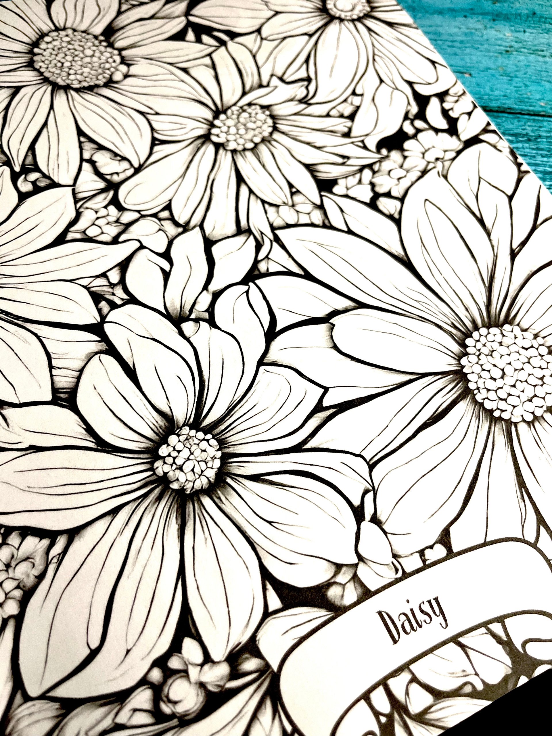 Flower Garden Coloring book by JC product image (4)