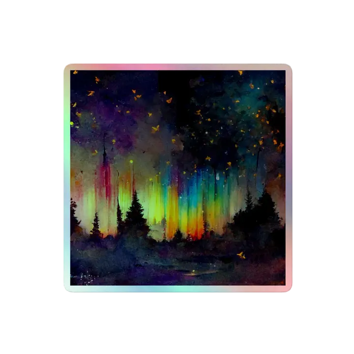 Aurora Dreams Holographic Sticker Sheet product image (2)