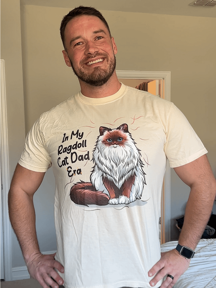 Ragdoll Cat DAD T-Shirt product image (1)