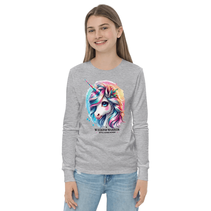 Enchanted Unicorn Youth Long Sleeve T-Shirt product image (2)