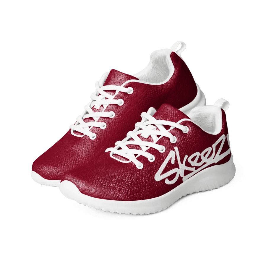 Solid Color Skeezy DRK RED/WHT product image (6)