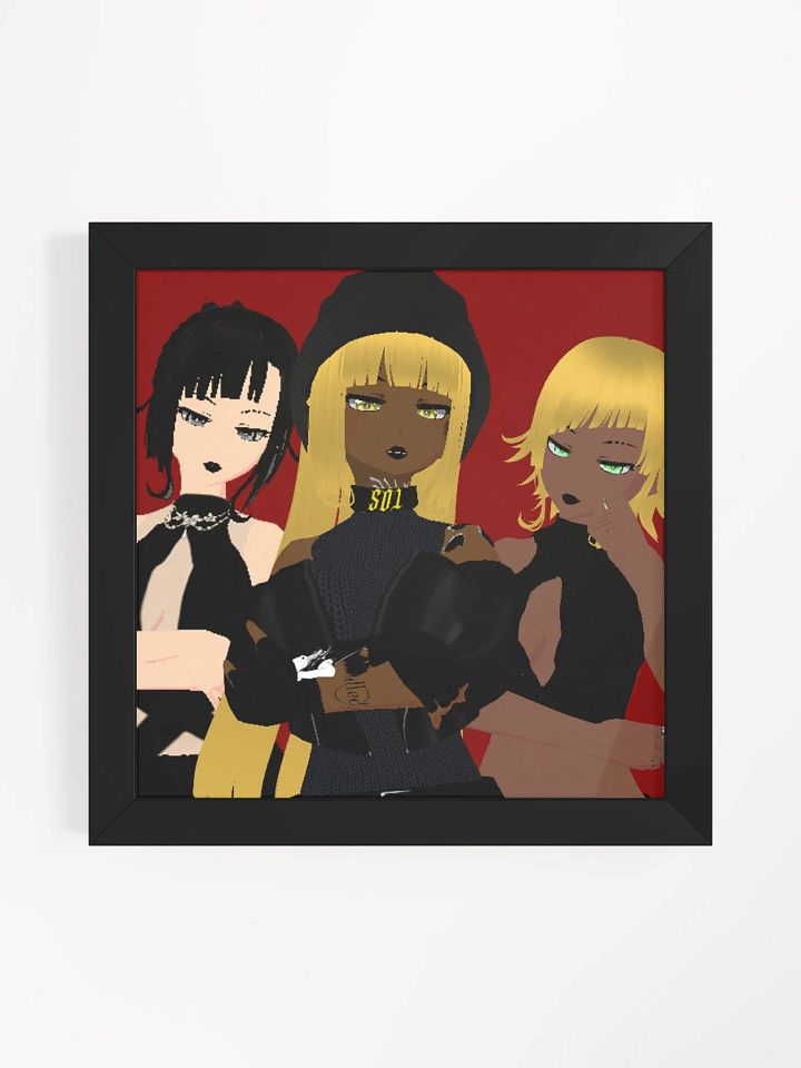 Gyaru gang framed poster product image (1)