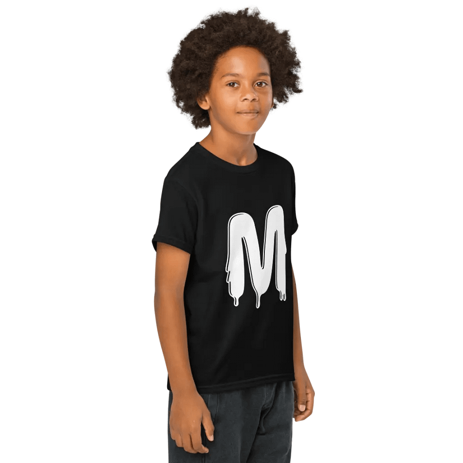 Melting Alphabet | Letter M | Youth Sports Tee product image (11)