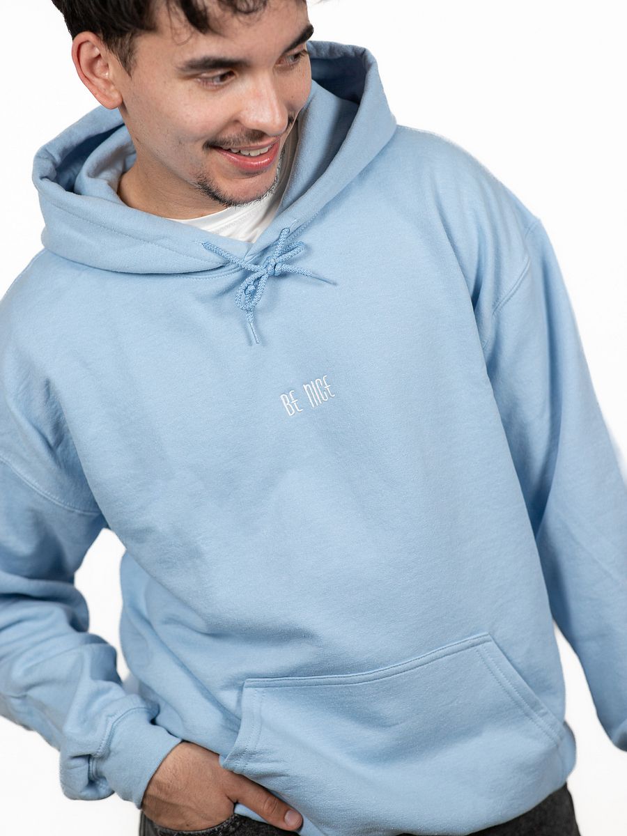 BE NICE Embroidered Message Hoodie product image (3)