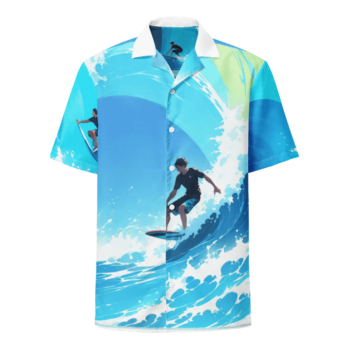 Surfer Hawaiian Shirt – Lightweight Summer Style product image (2)