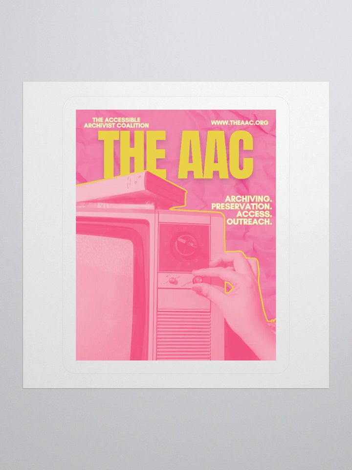 THE AAC STICKER - PINK product image (2)