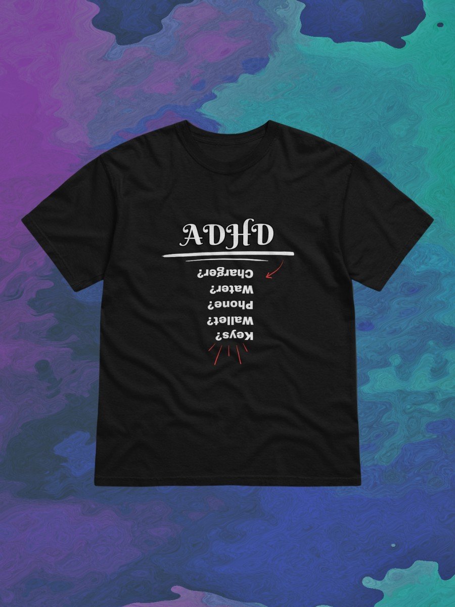 ADHD Essentials Reminder Tee product image (1)