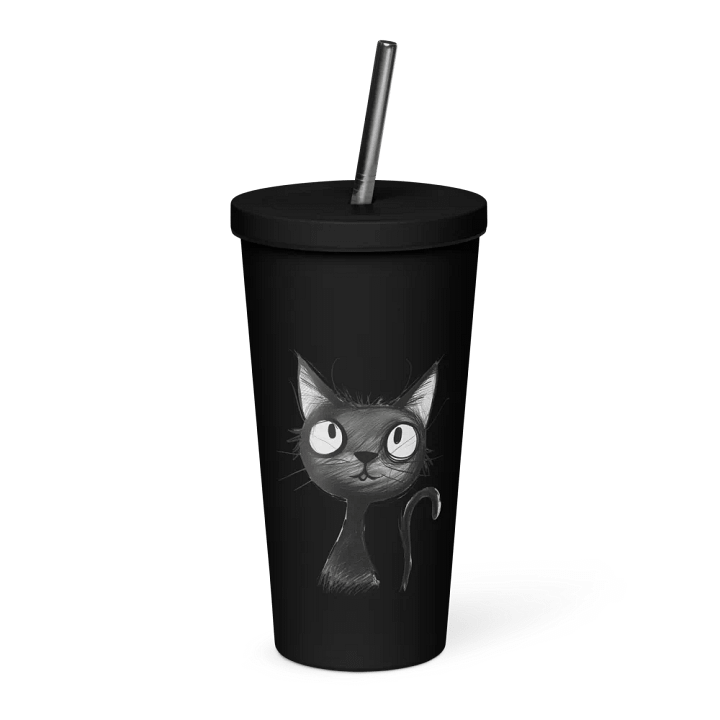 Black Kitty Insulated Tumbler product image (1)