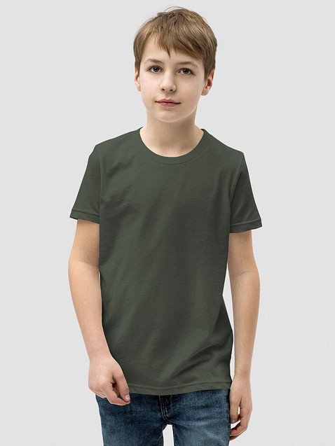 Photo showing Bella+Canvas Youth Short Sleeve T-Shirt