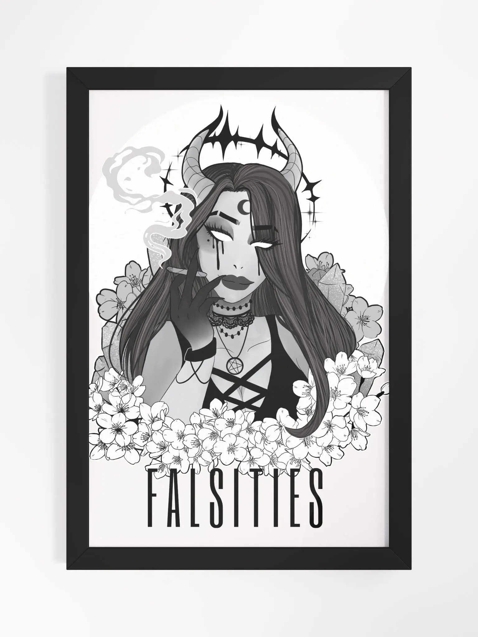 DEMON POSTER (FRAMED) product image (1)