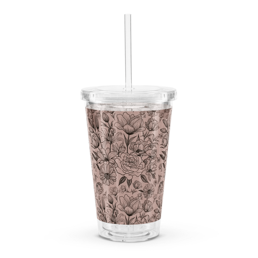 Floral Elegance Double Wall Tumbler product image (1)