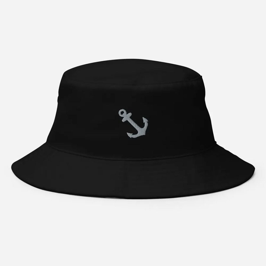 "Anchor" Classic Cotton Embroidered Bucket Hat product image (11)