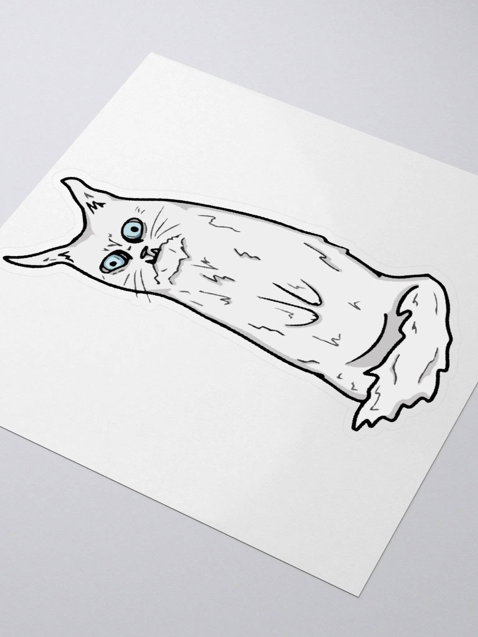 WEIRD FUCKIN CAT STICKER product image (3)