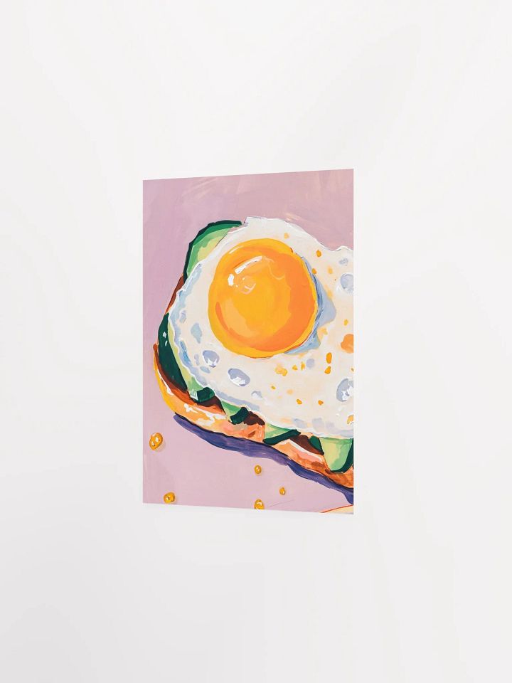 Sunny-Side Up Avocado Delight Poster product image (3)