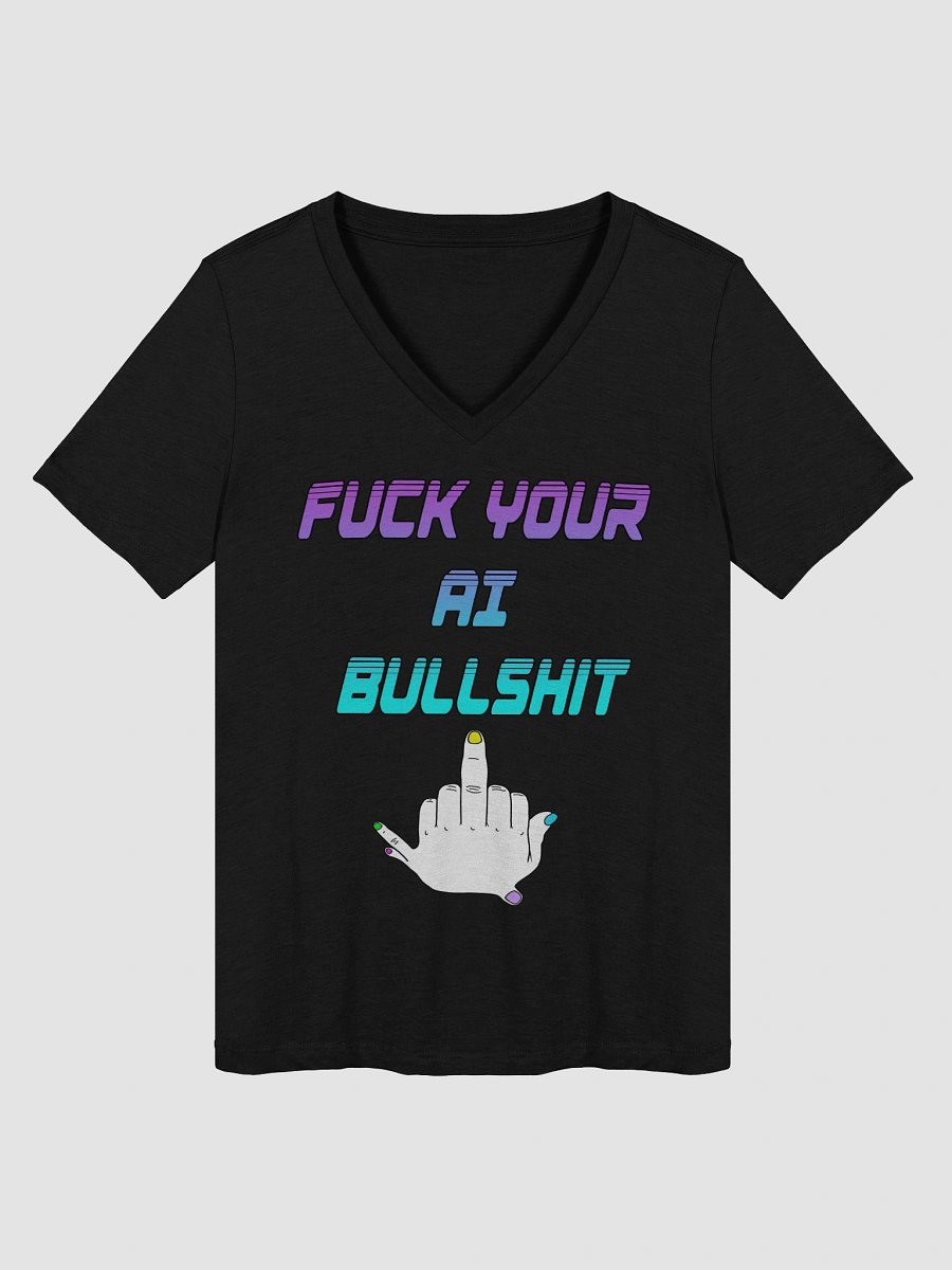 AI Bullshit V Neck product image (1)