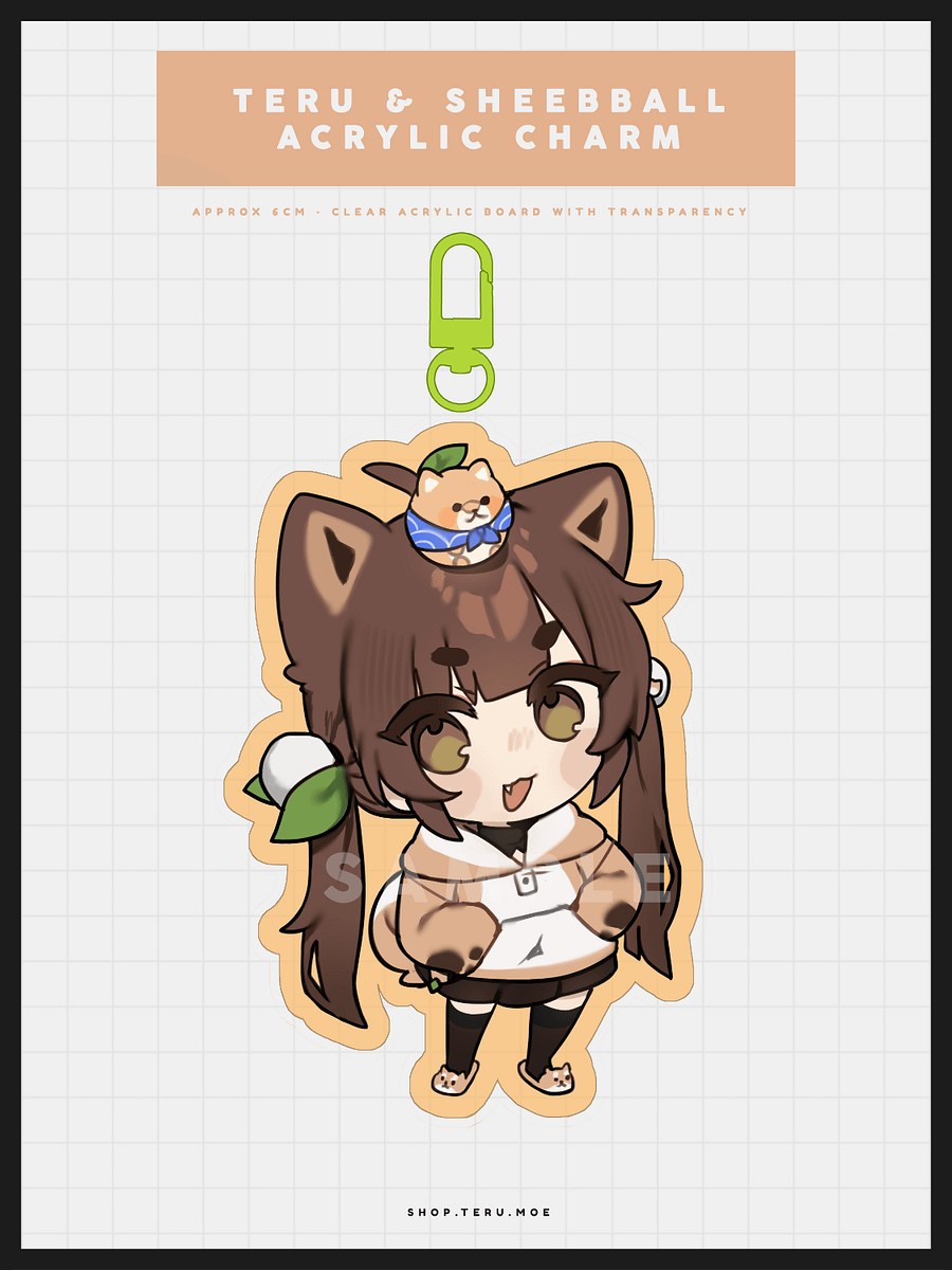 Teru & Sheebball Acrylic Charm product image (1)