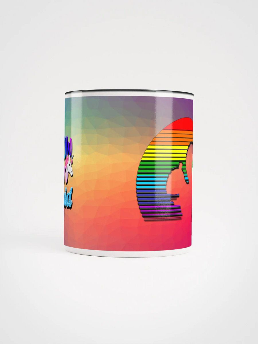 Rainbow Unicorn Mermaid Mug with Colour Inside product image (28)