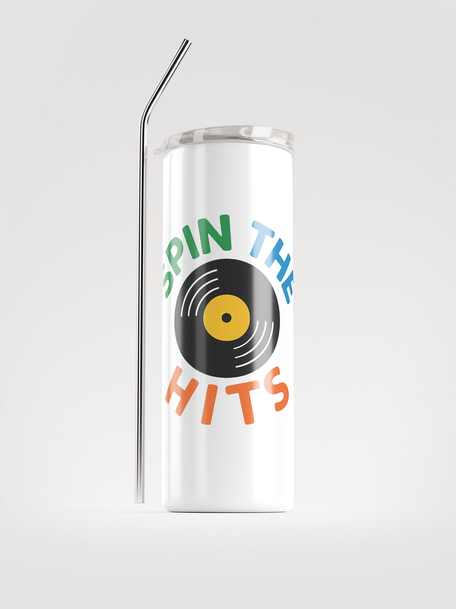 Colorful Vinyl Record Stainless Steel Tumbler product image (1)